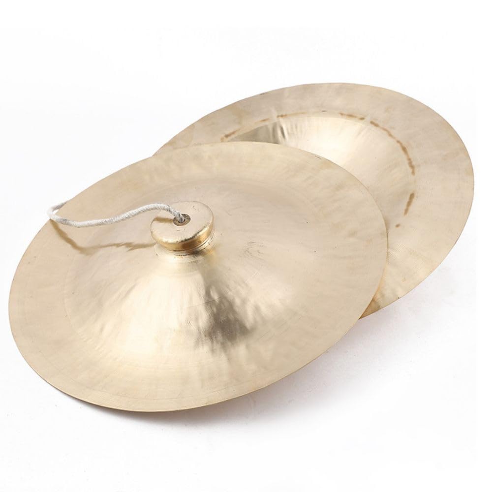 NeuneL 28Cm /11 Inch Brass Cymbals Handmade Band Rhythm Beat Percussion Finger Cymbals
