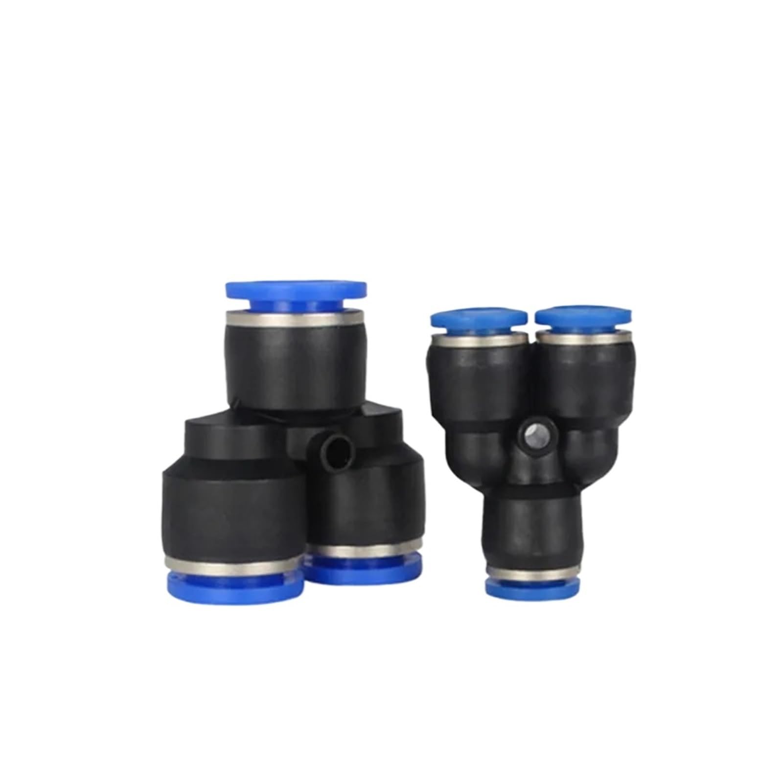 100 raccordi per tubi in plastica pneumatica a spinta rapida per collegamento aria acqua PY PW Connect 4 6 8 10 12 mm a forma di Y (PY-6 mm)