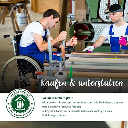Gardigo Rattenköderbox aus Metall | Köderbox für Rattenköder Rattengift | Hergestellt in sozialer Einrichtung in Deutschland | Professionelle Rattenköderstation für Haus Garten Industrie