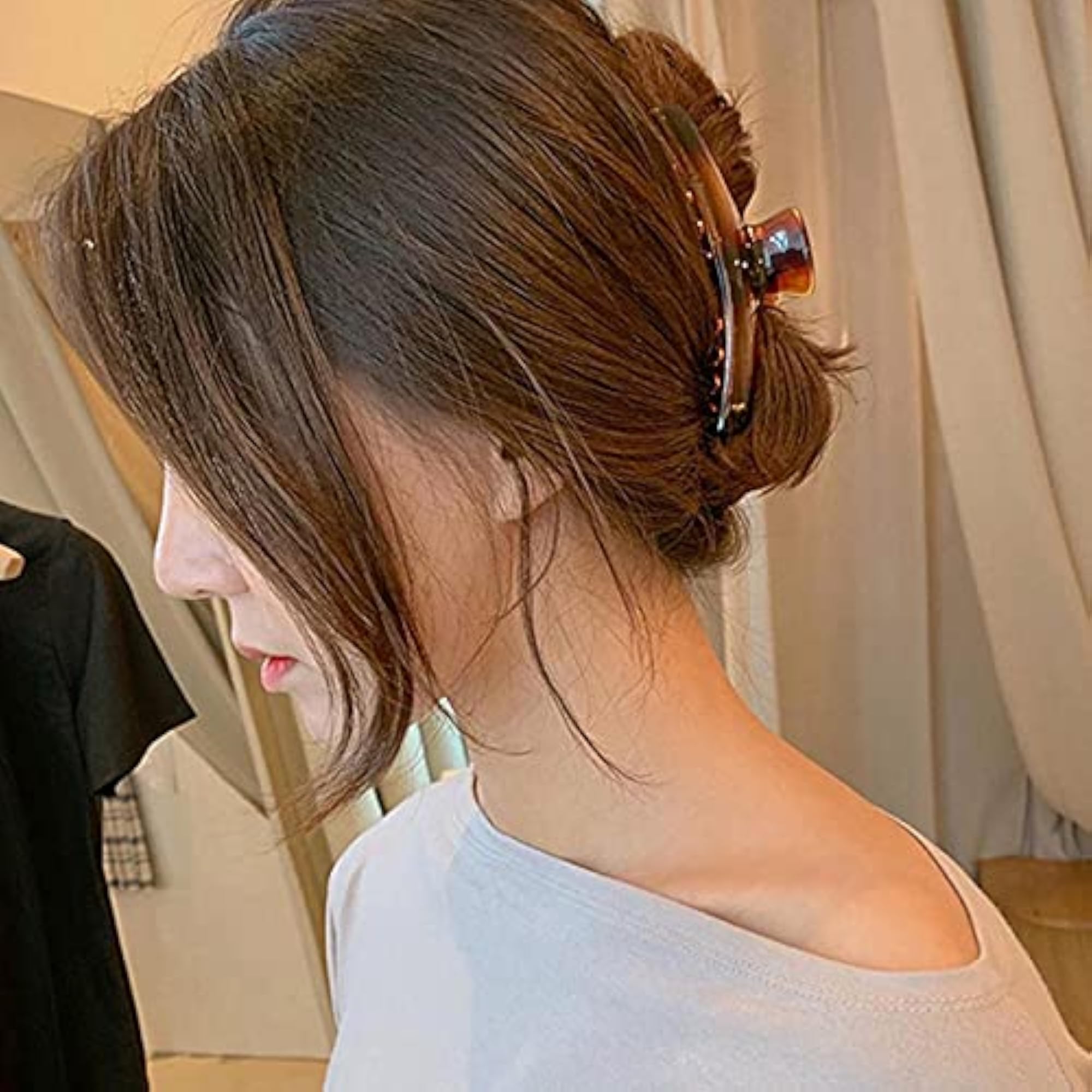 Lightweight Resin Hair Claw Clips 6PCS Set