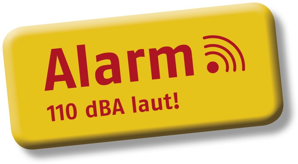 Abus Fos550A Al0145 Spranga con Blocco, Serratura a Spinta con Cilindro e Allarme, Chiave Maestra, Livello di Sicurezza: 10, 07301, Bianco
