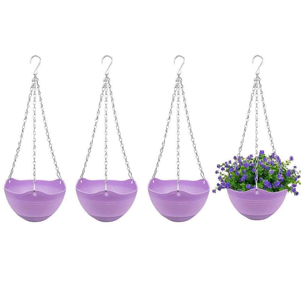 Pot suspendu avec chaîne en métal protège et embellit vos plantes