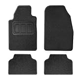 FH Group Car Floor Mats - Black Carpet Floor Mats for Cars, Universal Fit Automotive Floor Mats, All...