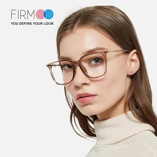 Miniatura 2 de Firmoo Lentes de bloqueo de luz azul, antifatiga ocular, anti dolor de cabeza, corte UV, anteojos de lectura cuadrados para computadora para mujeres