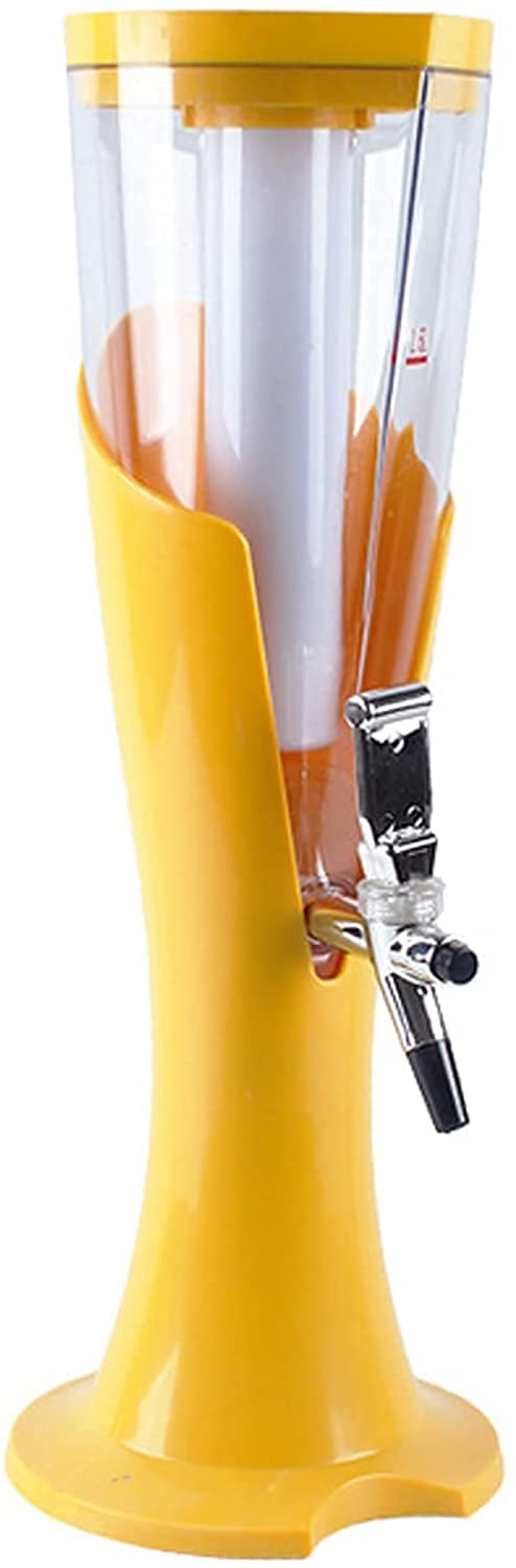 MU Bierturm, Bierfass-Spender für Zuhause, Party, Trinken, Wein, Wasser, Saft, Getränke, flüssige Barware, Bierzapfhahn, B, 5 l