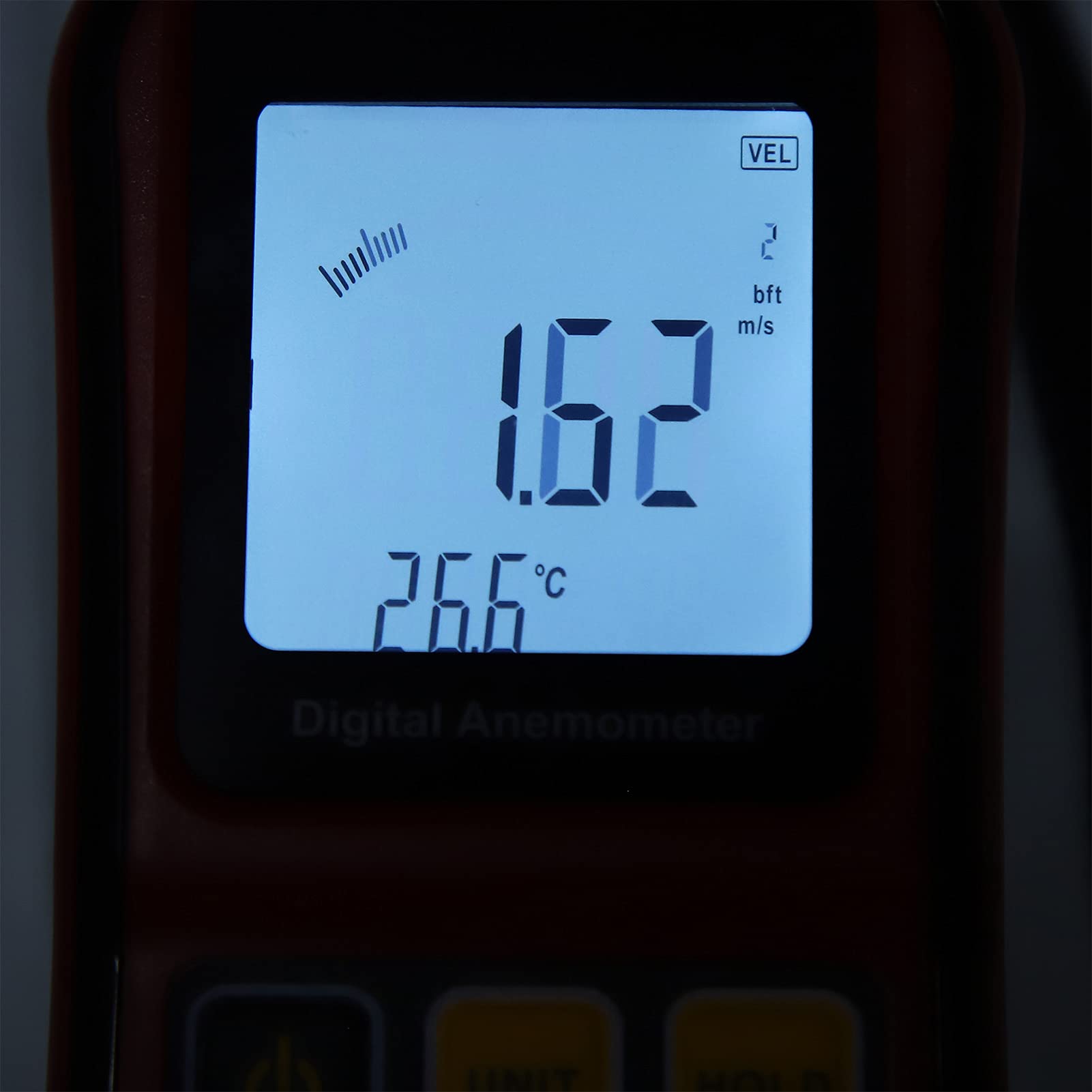 8901 Anémomètre Portable, Anémomètre à Main, Anémomètre de Vitesse Diamètre de Roue de Vent de 6 Cm,