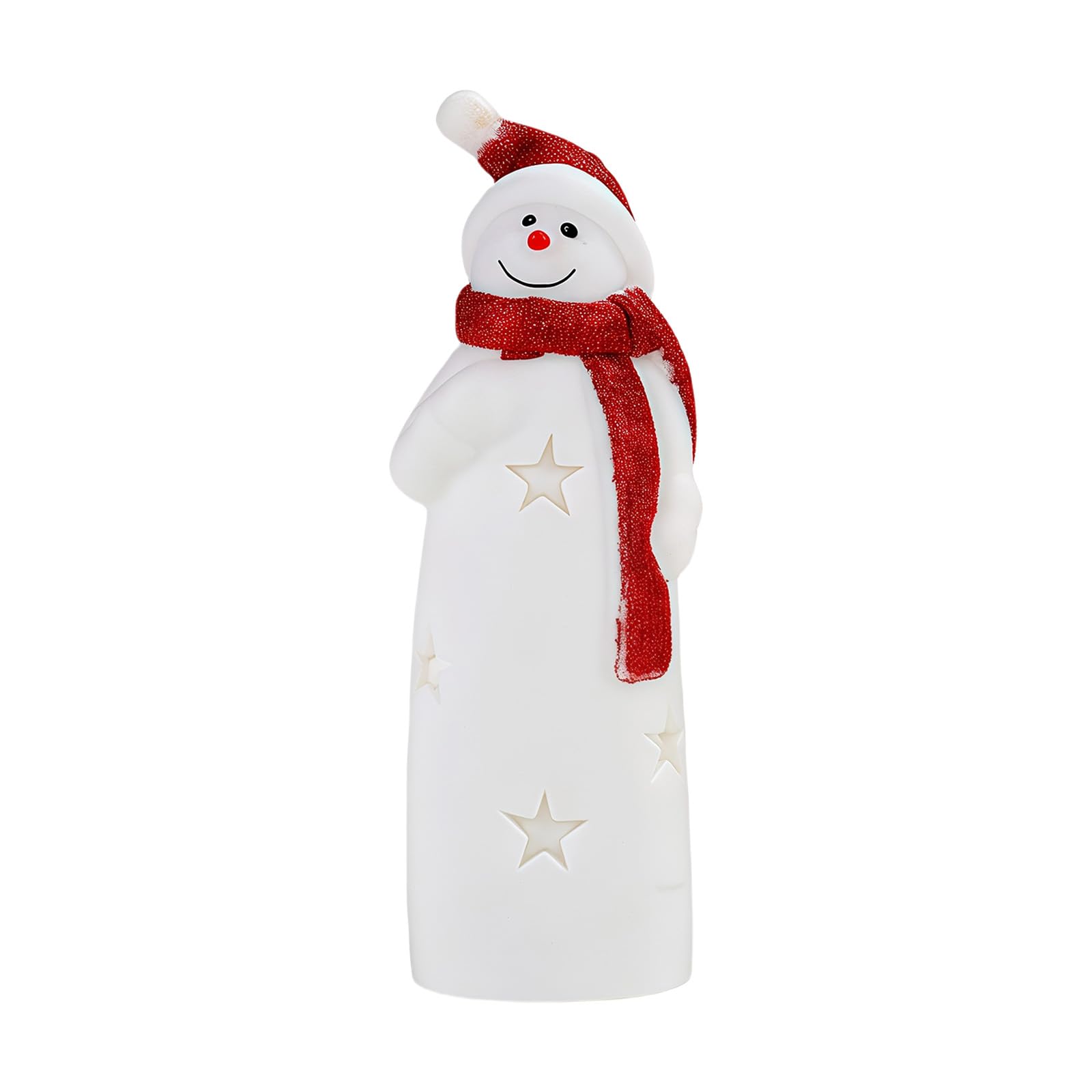 Jazuaiao Christmas Themed Santa Snowman Nightlight Portable Designs for Bedsides Table Nursery Room Seasonal Accent Snowman Bedroom Decoration