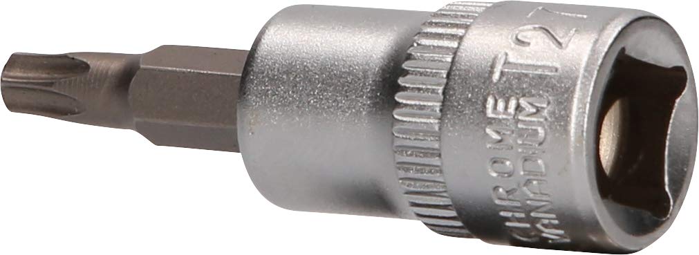 BRILLIANT TOOLS BT021943 Llave de vaso con punta Torx de 3/8", T27 [Powered by KS TOOLS]