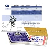 GiveAshare Pfizer Stock Certificate (PFE) - Personalized Replica (Keepsake Folder)
