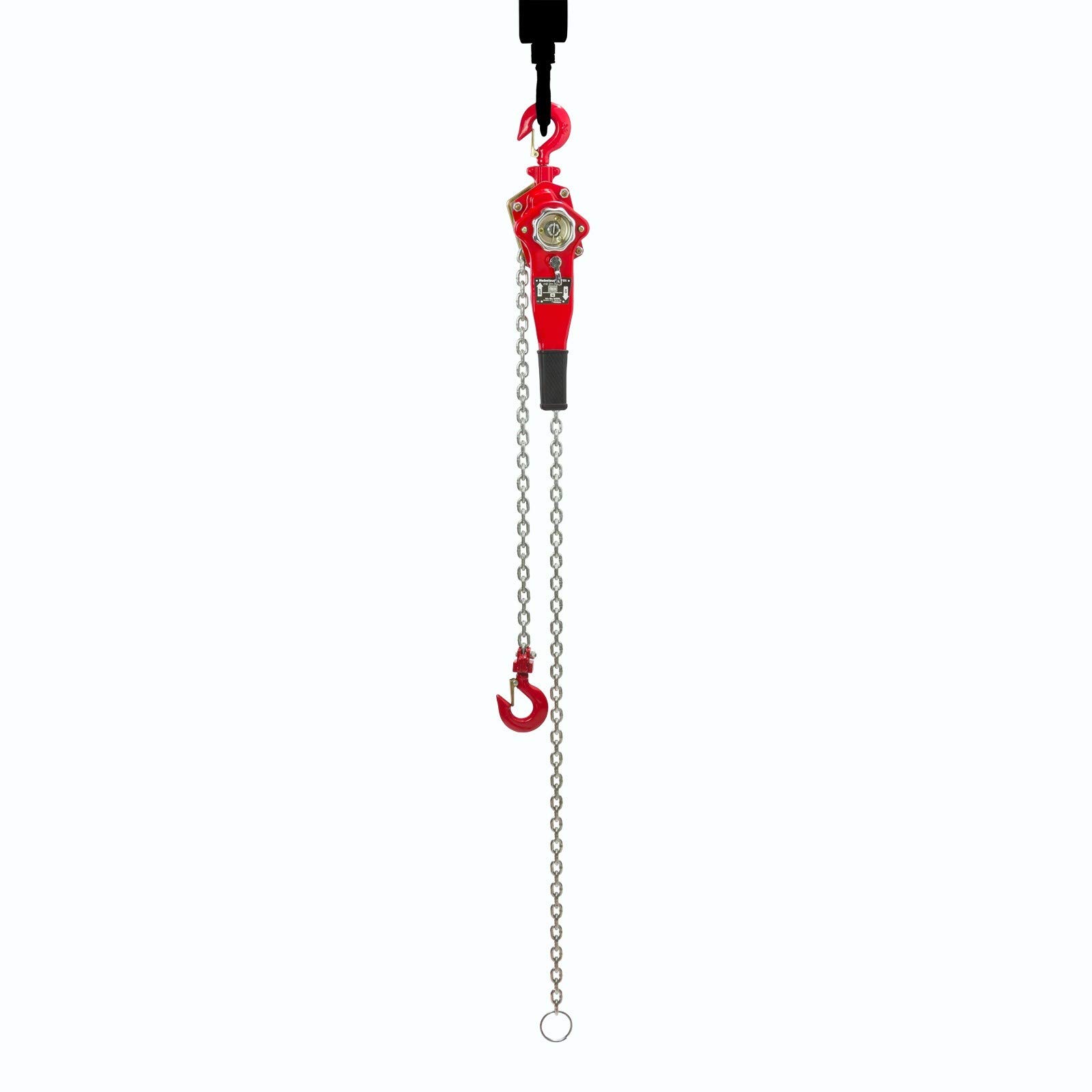DEMA Hebelzug 750 kg, Flaschenzug, Kettenzug, Handhebelzug, Handkettenzug, 2 m Kette, robust, langlebig, Werkstatt, Garage, Hebevorgänge, Profi