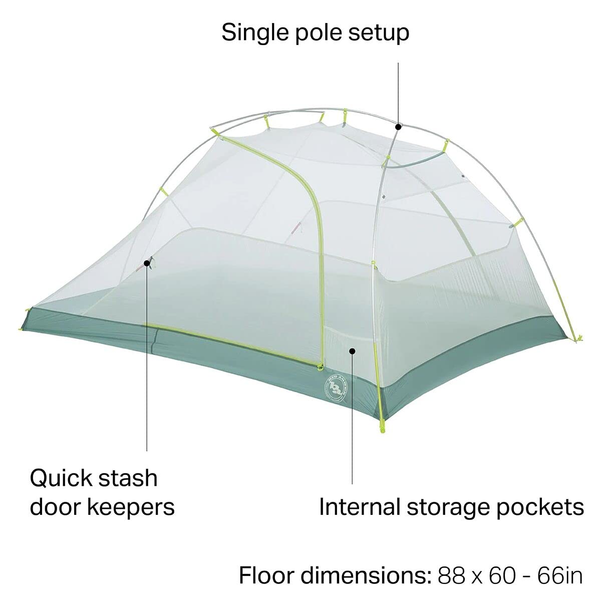 bigagnes タイガーウォール3 プラチナム Tiger Wall 3 Platinum Ultralight Tent | Big Agnes