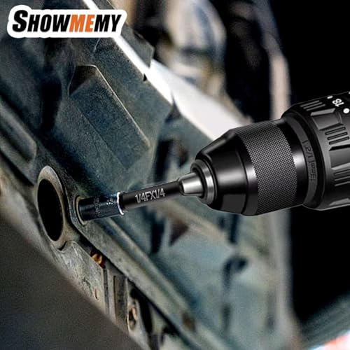 Image of Swivel Socket Set, 10 Pcs Impact Swivel Socket Set with 3 Pcs Impact Socket Adapter, and 4 Pcs Reducer Set(1 /2 inch to 3 /8 inch), Cr-Mo Steel, 1 /4-Inch, 3 /8-Inch, 1 /2-Inch Drive /Adapter