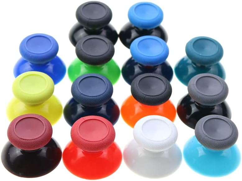 2 tapas de joystick analógico 3D para Xbox One Thumbsticks Cubierta para Xbox Series X S Controller para Xbox One Slim Elite 3D Analog Thumb Sticks