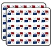 Panama Flag Sticker for Scrapbooking, Planners, DIY Crafts, Albums, and Bullet Journals – 50 Pack #1