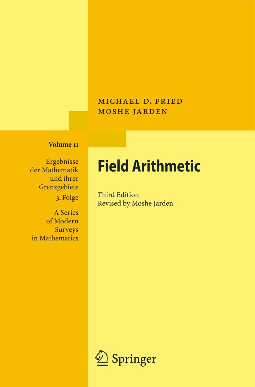 体の数論（Field Arithmetic） Field Arithmetic | SpringerLink