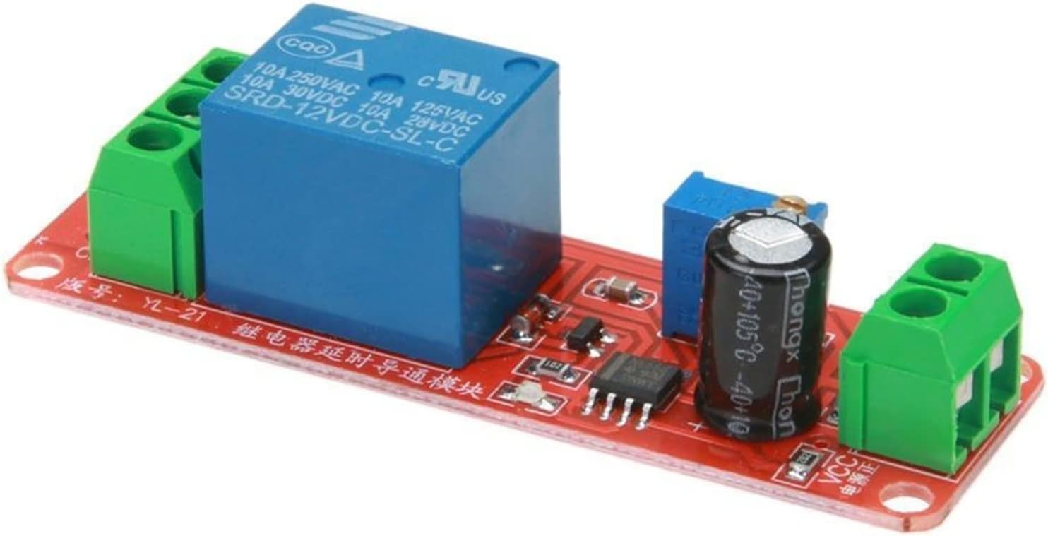 DC 5V 12V Time Delay Relay NE555 Shield Timing Timer Control Switch Car Relays Pulse Generation Duty Cycle(DC 12V)