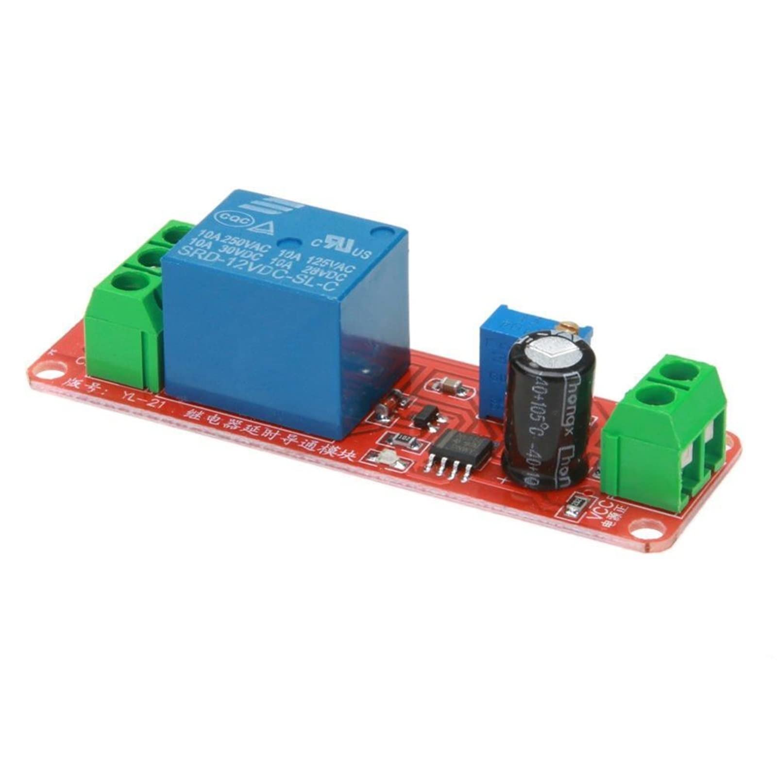 AERBNYEQP DC 5V 12V Time Delay Relay NE555 Shield Timing Timer Control Switch Car Relays Pulse Generation Duty Cycle