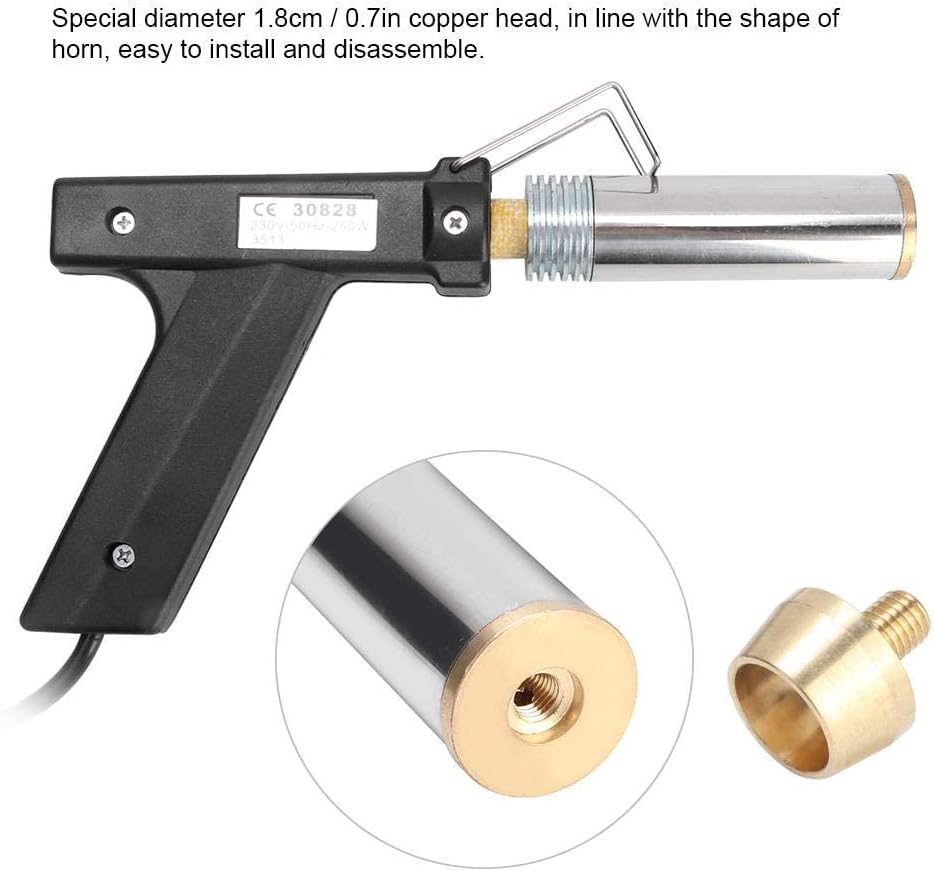 Electric Dehorner for Goats, Electric Dehorner for Cattle, High Temperature Resistant Electric Cattle Head Dehorner, Livestock Farm Tool for 15-70 Days of Age Baby Cattle Sheep