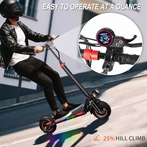 11″ Off Road Electric Scooters Adult with Seat – 1200W