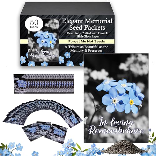 50pc Premium Pre-Filled Forget Me Not Seeds...