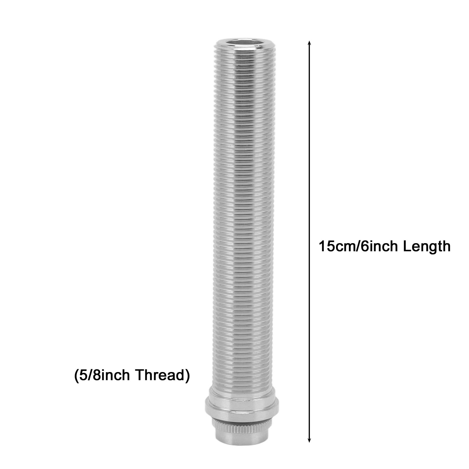Fyearfly Rubinetto Prolunga per Birra alla Spina G5/8, 150mm Rubinetto del Barile di Birra per La Produzione di Birra Flangia di Bloccaggio Estesa Filettatura Erogatore di Birra alla Spina Domestica