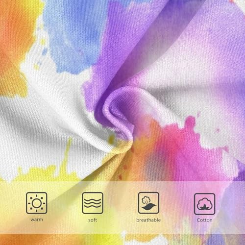 Cotton Toddler Underwear Floral Abstract Watercolor Panties Little Girl Fun Underpants Briefs 2t3