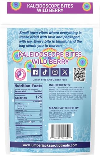 Kaleidoscope Bites Candy Puffs Freeze-Dried 4 onz miniatura 3
