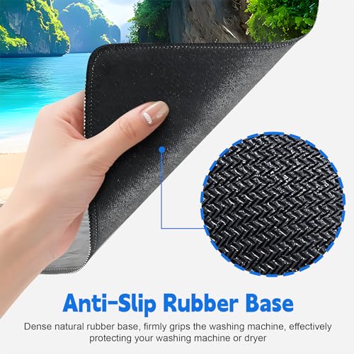 Image of Washer and Dryer Topper for Top,23.6 inch x 19.7 inch Washer Dryer Countertop Mat, Waterproof & Anti-Slip Dryer Top Protector Mat