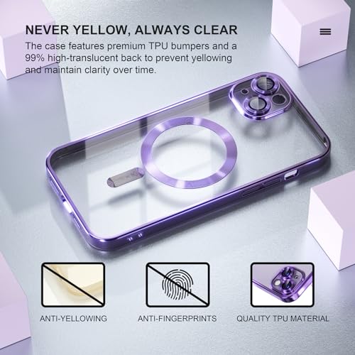 Image of Misea Magnetic for iPhone 14 Plus Case Compatible with MagSafe