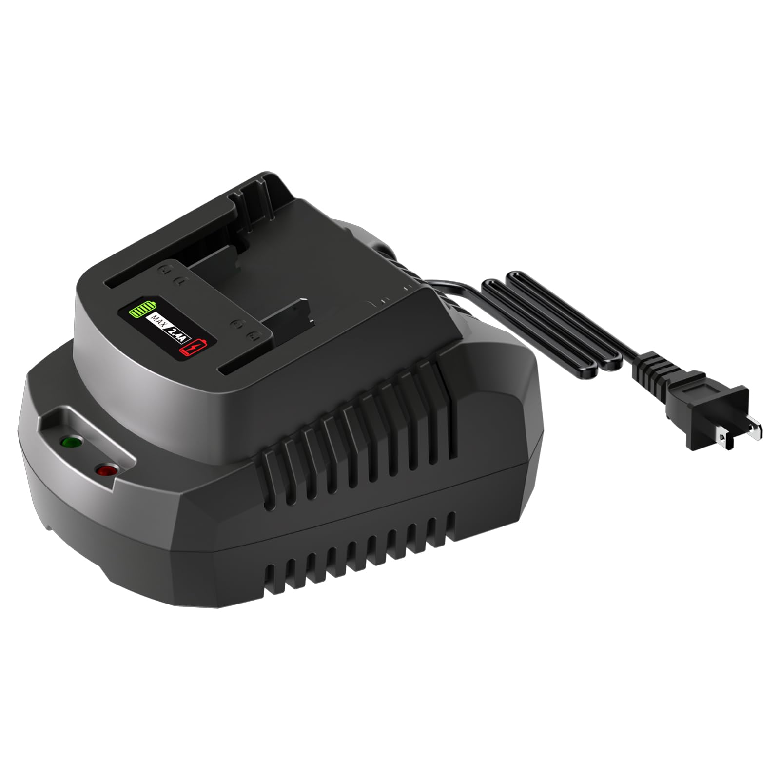 20V Battery Charger, 2.4A Fast Charger for 20V Cordless Impact Wrench