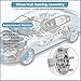 BR930577K Rear Wheel Hub Bearing Assembly Compatible with Subaru Impreza Forester Legacy 1993-2008 [AWD ONLY]，Cross Reference: 513248, WA930577K, WH90291K Replace 28016FA000 28016AA020
