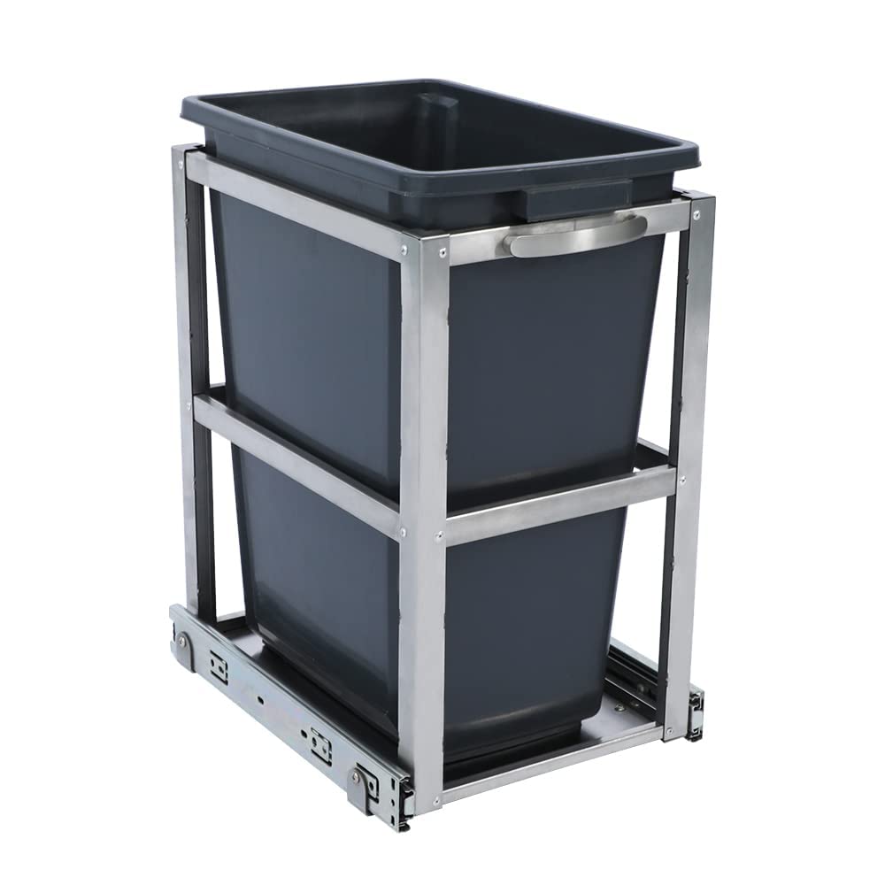 Anbuy 30 Liter / 8 Gallon under Counter Kitchen PullOut Trash