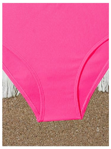 Milumia Girl's 2 Piece Swimsuits Criss Cross Spaghetti Strap Bikini Sets4