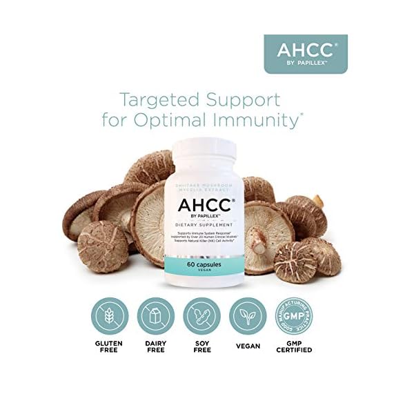 Papillex-AHCC-Supplement-Maximum-Strength-Natural-Immune-Support-Extract-Maintains-Natural-Killer-Cell-Activity-20-Human-Research-Studies-60-Veggie-Capsules-6-Pack Papillex AHCC Supplement - Maximum Strength - Natural Immune Support Extract - Maintains Natural Killer Cell Activity - 20+ Human Research Studies - 60 Veggie Capsules (6 Pack)