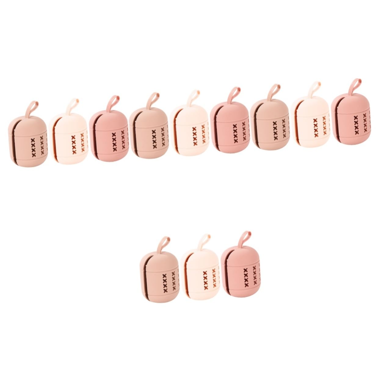 FOMIYES Lot De 4 Éponges De Maquillage Polyvalentes Étui De Rangement Portable Pour Voyage Boîte De 3 X 4
