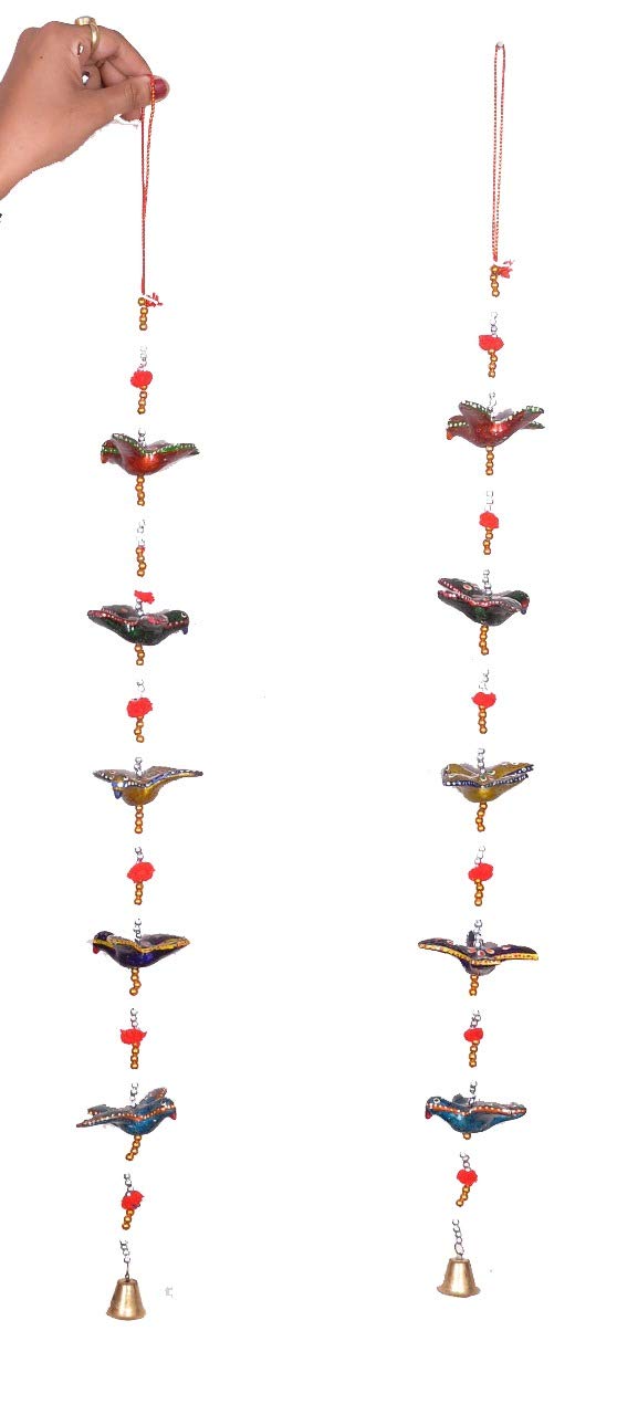 Art n idea Handicraft Bird Door/Wall Hanging (ANI1008_Multicolor)