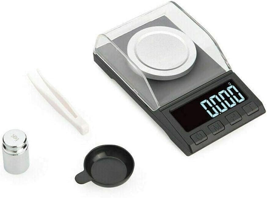 Balanzas electrónicas de cocina Báscula Digital for alimentos de cocina, báscula Digital for joyería, 200G/0.001G, versión enchufable de alta precisión, báscula electrónica, Mini báscula for joyería B