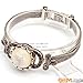 Fashion Jewelry Tassel Bracelet Tibetan Silver Marcasite Round 20mmx7 Inches Natural Shell