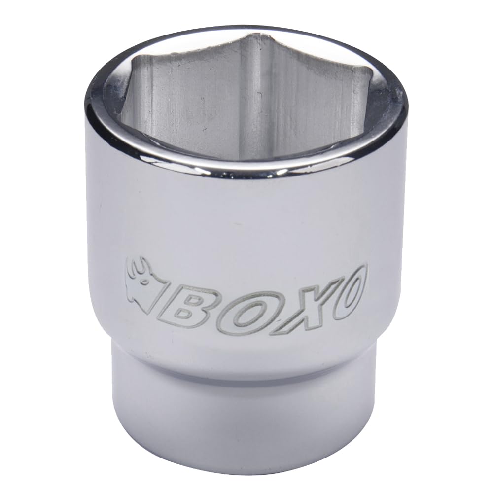 3/4" Drive Shallow Socket 19mm 6 Pt BOXO SK6062-19