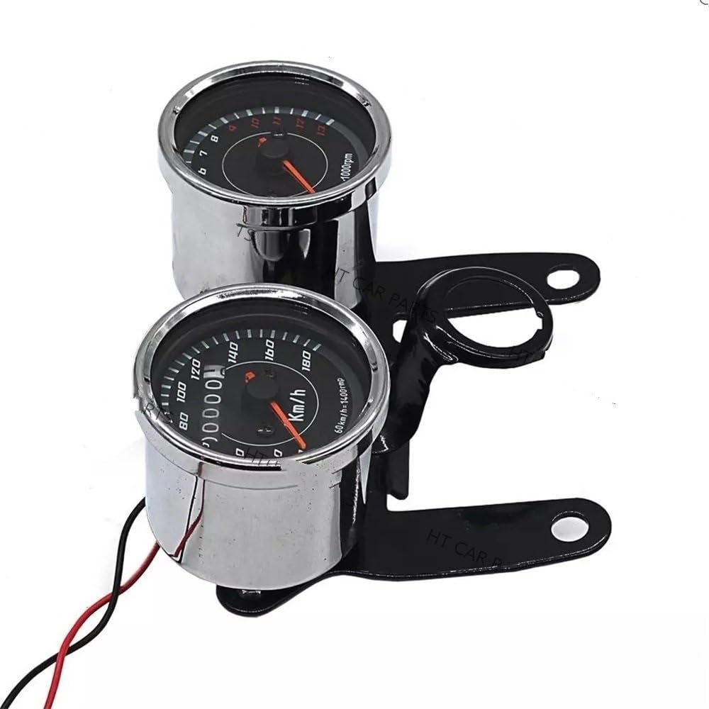 Odómetro digital Medidor Combinado Modificado Para Motocicleta, Odómetro Modificado Mecánicamente, Tacómetro, Luz Nocturna