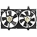 GDSMOTU Cooling Fan 620-420 for Nissan for Maxima 1995-1999 for INFINITI I30 1996-1999 Black Driver Passenger Side/LH RH Electric Cooling Fan