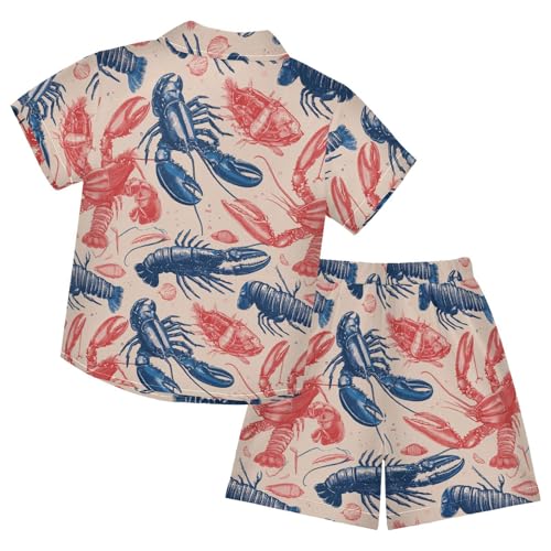 Image of Boccsty Ice Cream Drip Boy Summer Shorts Sets Hawaiian Toddler Boys T-Shirt & Pants 2 Pcs 3T-10T