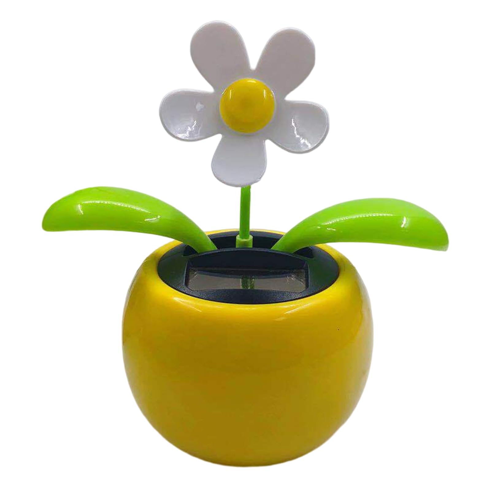 Ulafbwur Q Vehicle Ornament Car Ornament Funny Solar Powered Cartoon Vibrant Ornamental Decoration Gifts Automobile Dashboard Dancing Flower Swinging Toy For Car Dashboard Ornament