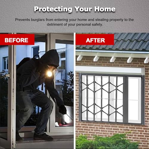 Protege el hogar al aire libre con rejas plegables de aluminio 4
