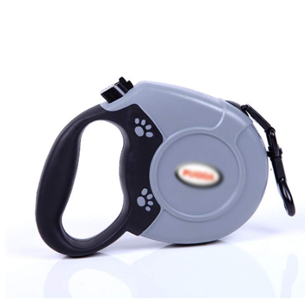 Guinzaglio telescopico per animali domestici da 5 m Il guinzaglio per animali domestici in nylon resistente estende automaticamente il filo da passeggio per animali domestici di taglia media (Col