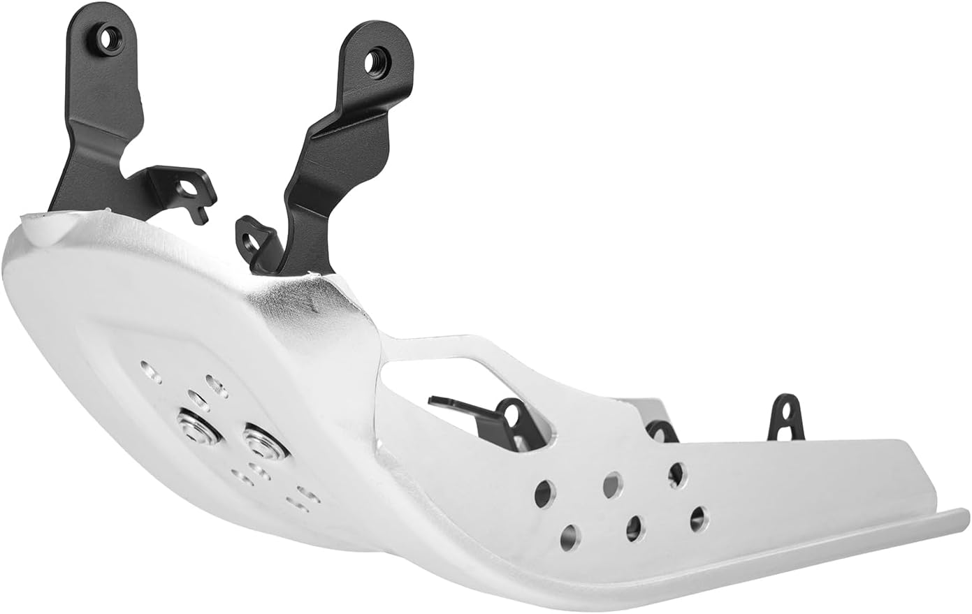 Motorcycle Front Skid Plates Engineguard for SPEED400 Scrambler 400 X/XC 2024 2025 2026 THRUXTON Tracker 400 2025 2026 Bottom Engine Splash Shield Guard Fender Cover Belly Pan Protector(Silver)