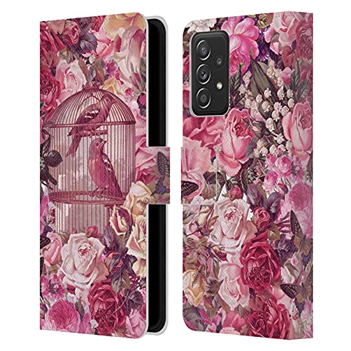 Étui cuir Samsung Galaxy A53 5G LebensArt Porte-Oiseaux