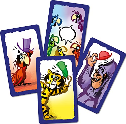 Schmidt Spiele 40892 Plapparagei, Three Magicians Card Game, Multi-Coloured, Multicoloured, 109mm x 36mm x 111mm - Image 4