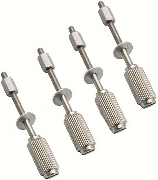 Bequilter 4pcs Metal Embroidery Hoop Adjusting Screws Compatible with Brother Janome BabyLock Hoops #XE4590001
