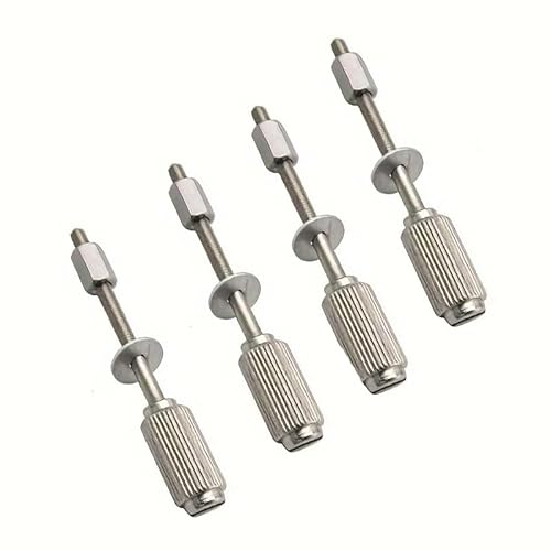 Bequilter 4pcs Metal Embroidery Hoop Adjusting Screws Compatible with Brother Janome BabyLock Hoops #XE4590001